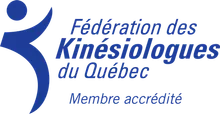 Membre accréditée de la Fédération des kinésiologues du Québec